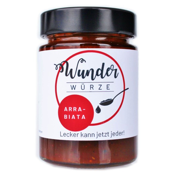 Wunderwürze, Arrabiata, 165g Glas